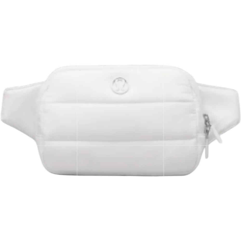 Lululemon Belt Bag Large 2L Wunder Puff EUC White Everywhere